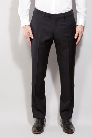 Navy Signature Tailored Fit Tuxedo Suit: Trouser